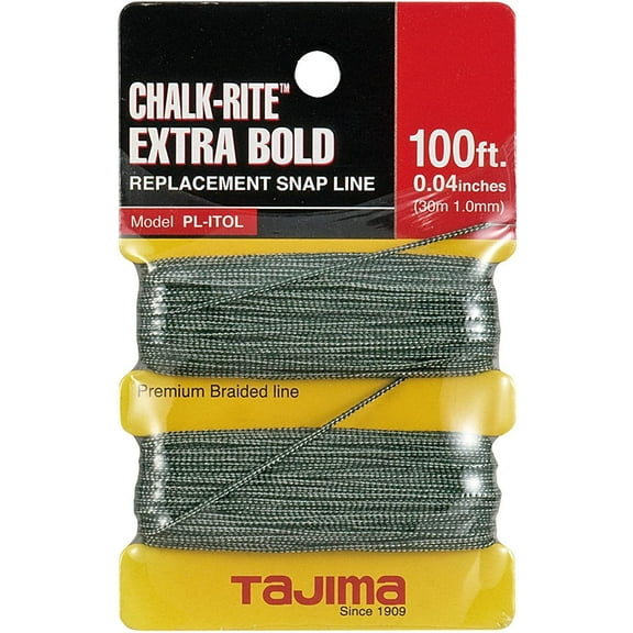 Tajima PL-ITOL Chalk-Rite Premium Grade Extra Bold Nylon Line, 1 mm Thick by 100-Feet by Tajima