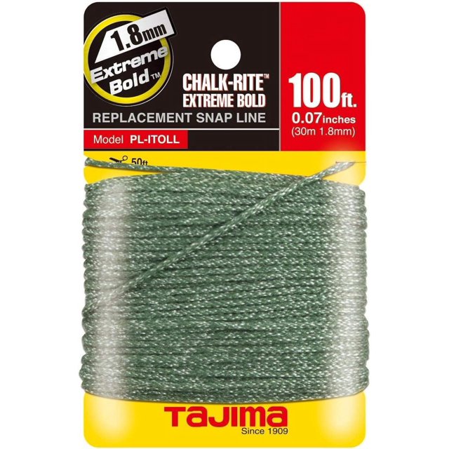 Tajima Replacement SnapLine 1.8 mm x 100 ft ChalkRite Dura Braided