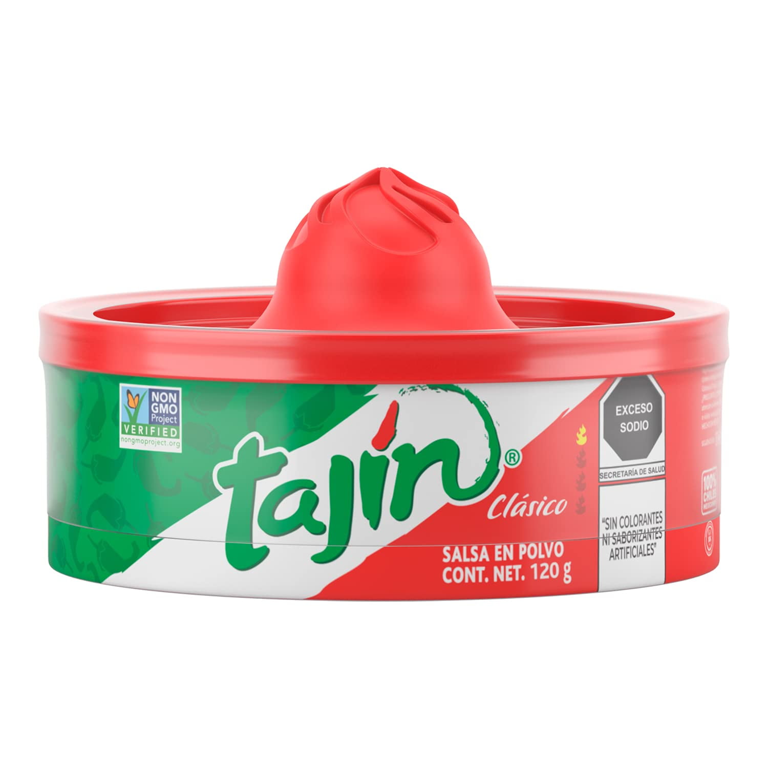 Tajin Clasico Chile Lime Rim Seasoning 4.23 oz (Pack of 48)
