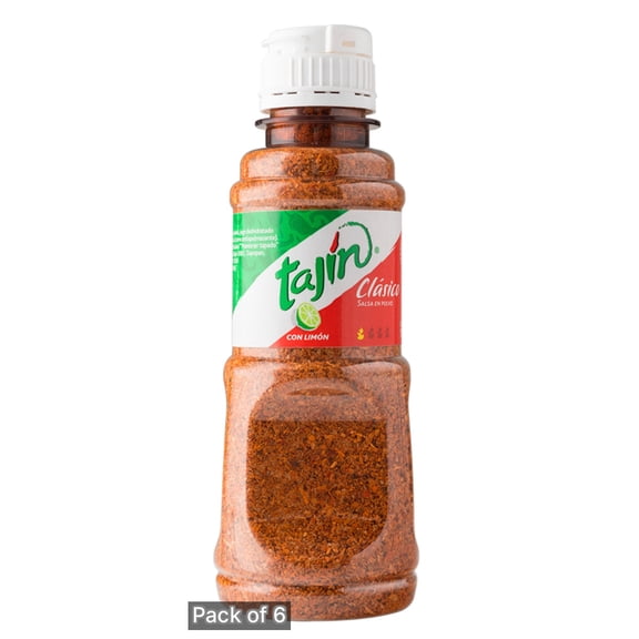 Tajin Clasico Seasoning for Fruits and Vegetables 5 oz Bottle (Pack of 6)