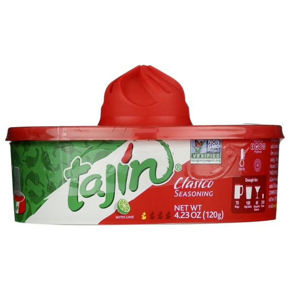 (12 pack) Tajín Clásico Chile Lime Seasoning Rimmer, 4.23 oz