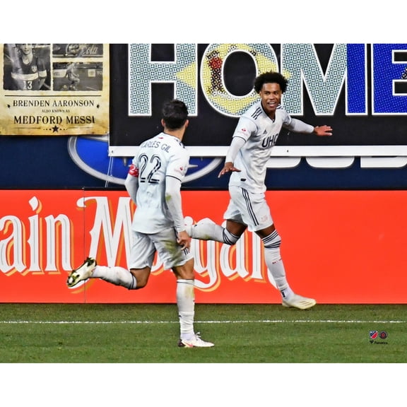 Tajon Buchanan New England Revolution Unsigned 2020 MLS Playoffs Round 1 Goal Celebration in Win vs. Philadelphia Union Photograph