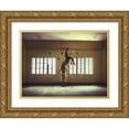 thumbnail image 1 of Tajonera Bio, CJ 32x25 Gold Ornate Wood Framed with Double Matting Museum Art Print Titled - Chasm, 1 of 4