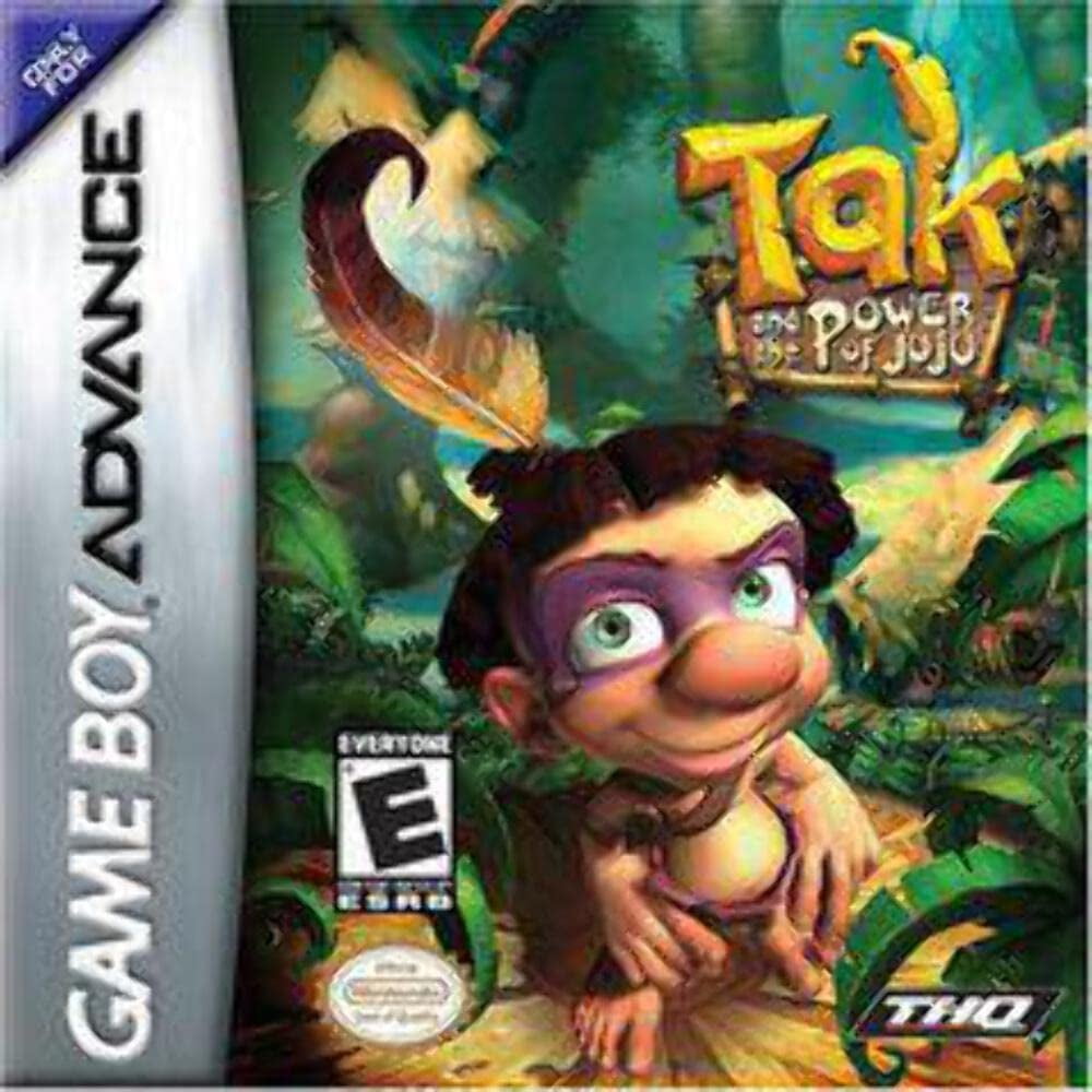 Restored Tak and the Power of Juju Action &amp; Adventure Video Game for Nintendo, Gameboy Advance, 2003, Action,Adventure,Platformer, CD