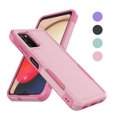 thumbnail image 1 of TakFox For Samsung Galaxy A03S Case,Full Body Heavy Duty Shockproof Hybrid Dual Layer Rubber Drop Protection Soft Bumper Rugged Protective Cover Case,Pink, 1 of 7