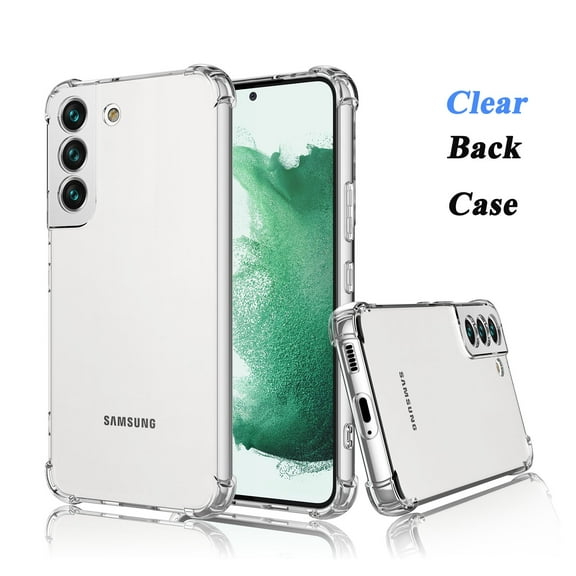 TakFox For Samsung Galaxy S22/S22 Plus Case, Shockproof Rugged Full Protection Soft TPU Bumper Clear Case Shell Ultra-Thin Slim Fit Flexible Rubber Anti-Scratch Cover