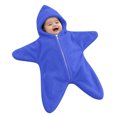 thumbnail image 1 of Takafot Baby Starfish Onesie, Thick Imitation Fleece Starfish Newborn Romper, Infant Footie Jumpsuit Winter Warm Outfits, 1 of 9