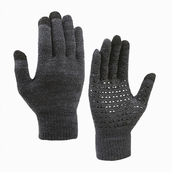 Takafot Kids Gloves 3-8Years Kid's Winter Gloves Thick Warm Knitted Gloves Cold Weather Glove
