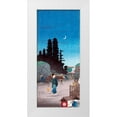 thumbnail image 1 of Takahashi, Hiroaki 8x14 White Modern Wood Framed Museum Art Print Titled - The Big Gate at Yotsuya, 1 of 4