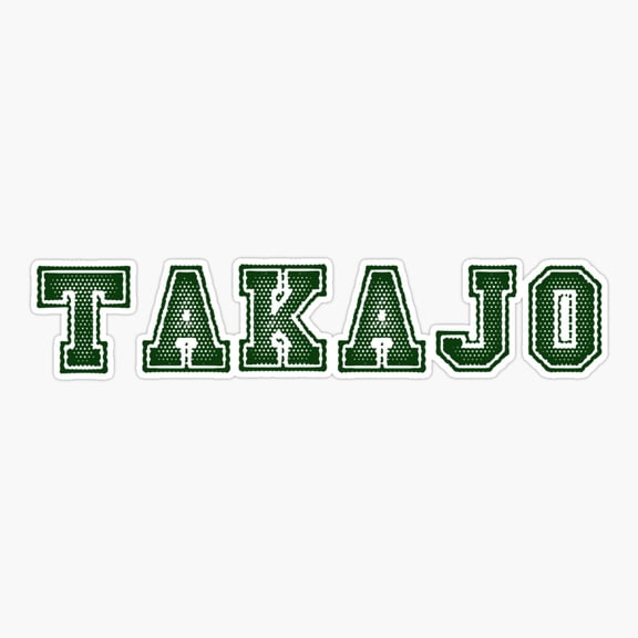 Takajo Faded Camp Art Vinyl Decal Sticker