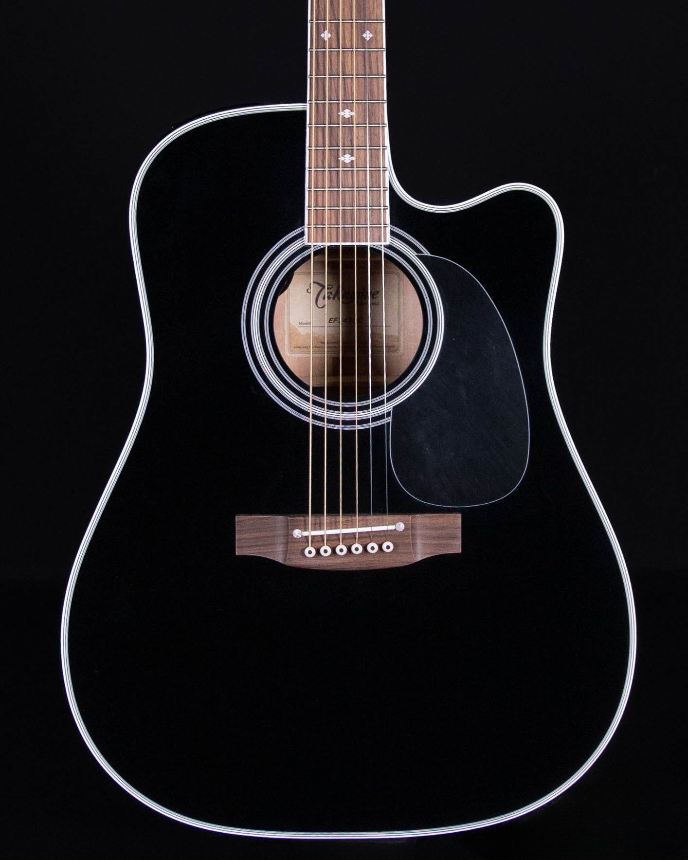 Takamine EF341SC Legacy Dreadnought Acoustic Electric Cutaway Guitar Case Black