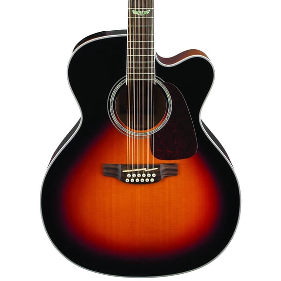 Takamine GJ72CE-12 G Series Jumbo Cutaway 12-String Acoustic-Electric Guitar Gloss Sunburst