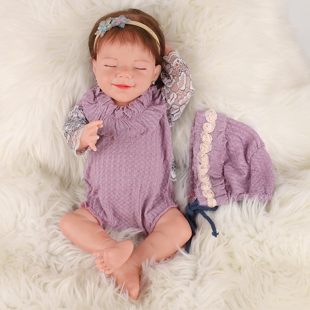 Takanini Reborn Baby Dolls Silicone Body Handmade Baby Doll Birthday