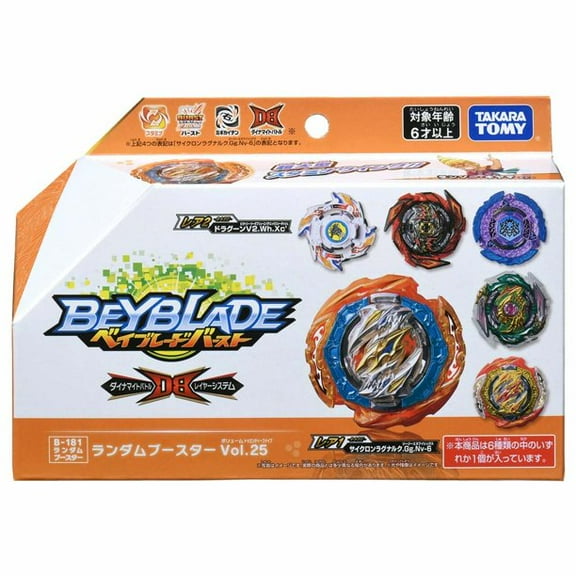 Takara Tomy Beyblade BURST Dynamite Battle B-181 Random Booster Vol. 25 (1 Random Model Inside)