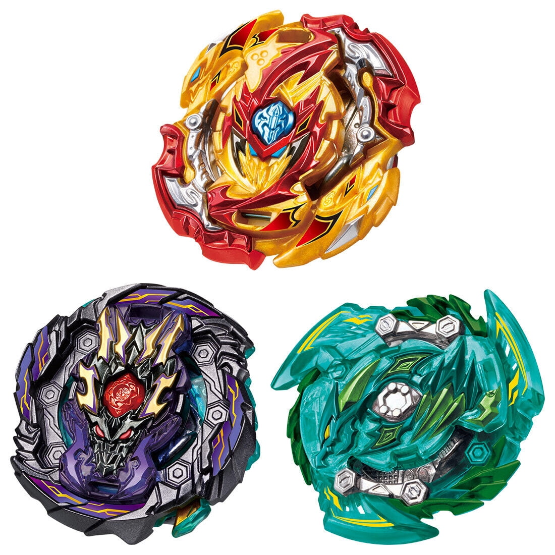 Takara Tomy Beyblade Burst B-149 GT Triple Booster Set, Dread