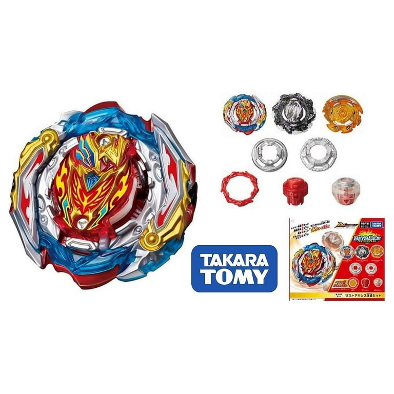 Beyblade Arena Beyblade B-201 Zest Achilles + Launcher - Für Burst