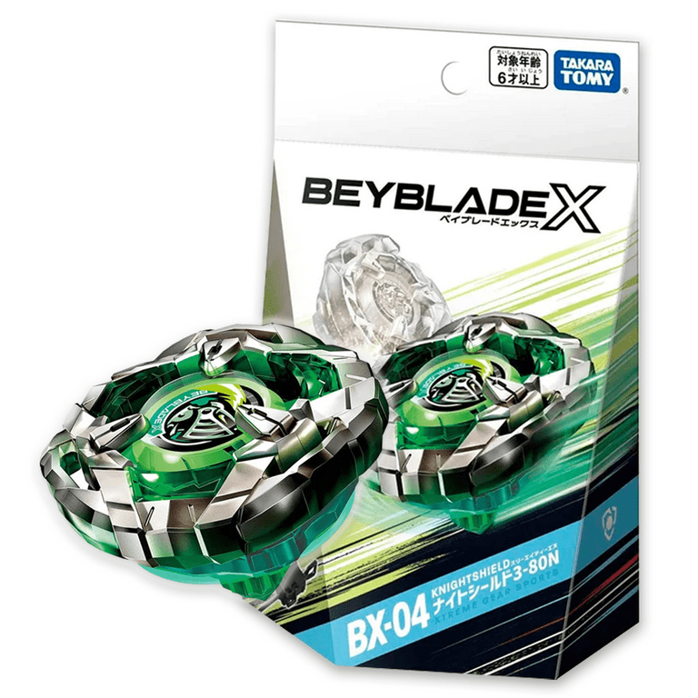 Takara Tomy Beyblade X BX-04 Starter Knight Shield 3-80N Defense