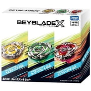 Beyblade X 3-on-3 Deck Set [Hellsscythe 3-80B, Wizardarrow 4-60N & Knightshield 4-80T]