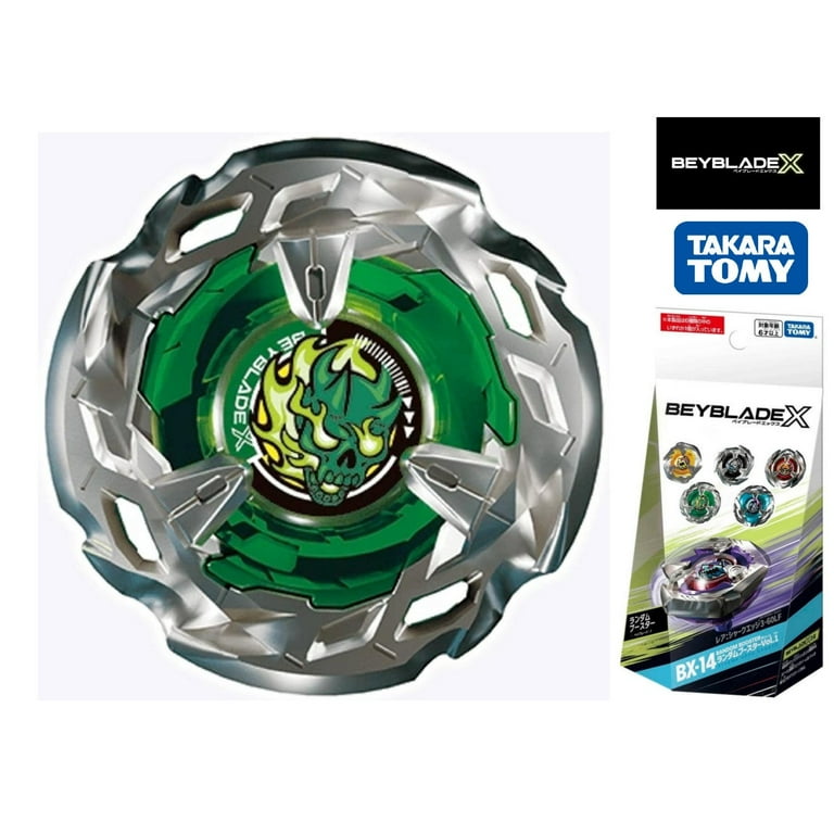 Takara Tomy Beyblade X BX-14 04 Booster Hells Scythe Four Eighty Low Flat 