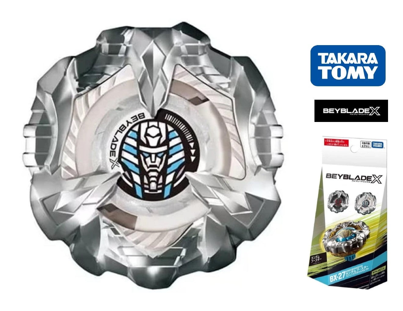 フクモン Takara Tomy Beyblade X BX-27 03 Booster Sphinx Cowl 5-60O