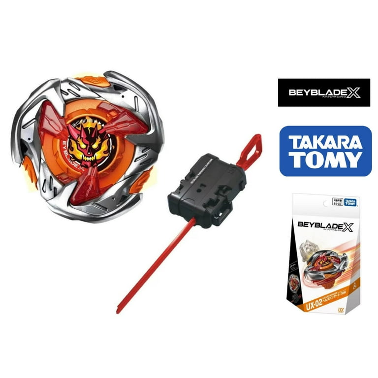 Takara Tomy Beyblade X, UX-02 Starter Hells Hammer 3-70H