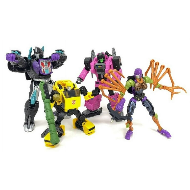 トランスフォーマー BW セット4 Transformers Wild King WKB-04 Energy Beast Leafback Action Figure