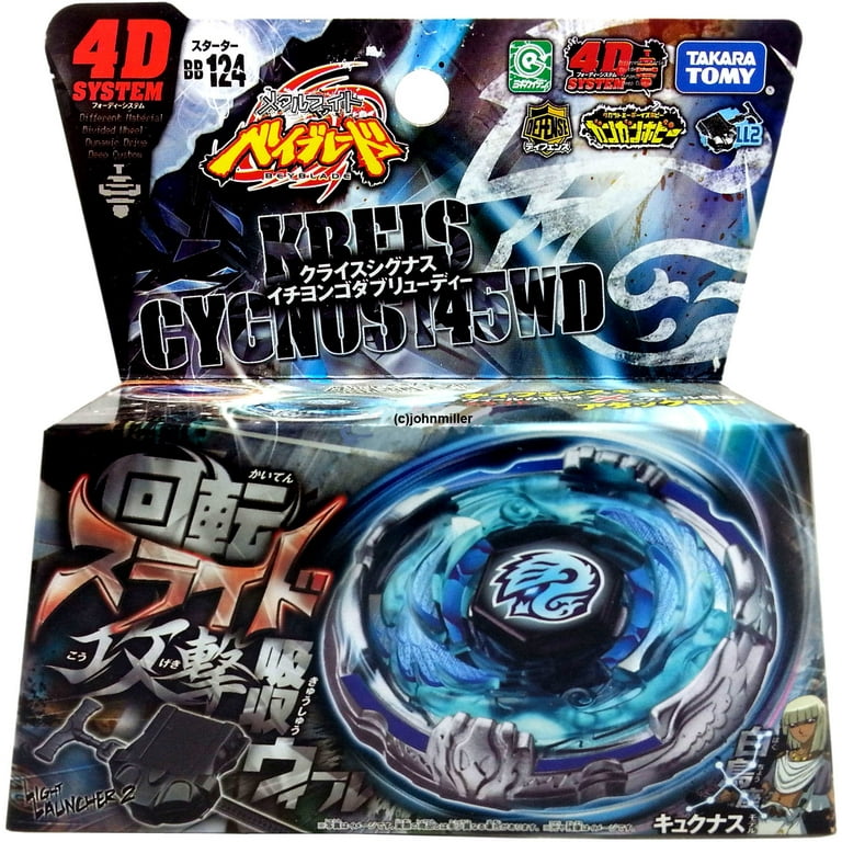 Takara Tomy Kreis Cygnus 145WD Metal Fury Beyblade BB-124