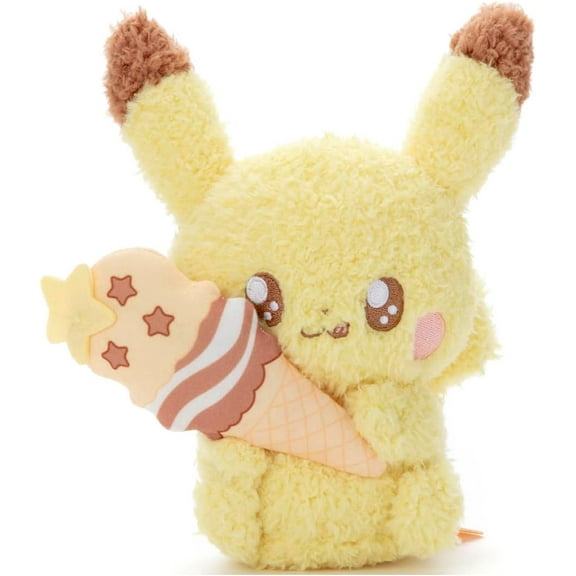 Takara Tomy Pokepiece Plush (Sweets Ver.) Pikachu Plush Toy Height Approx. 6.7 inches (17 cm)