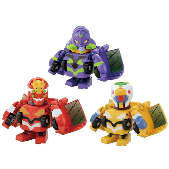 Takara Tomy Q Transformers QTC02 Evangelion 3 Set