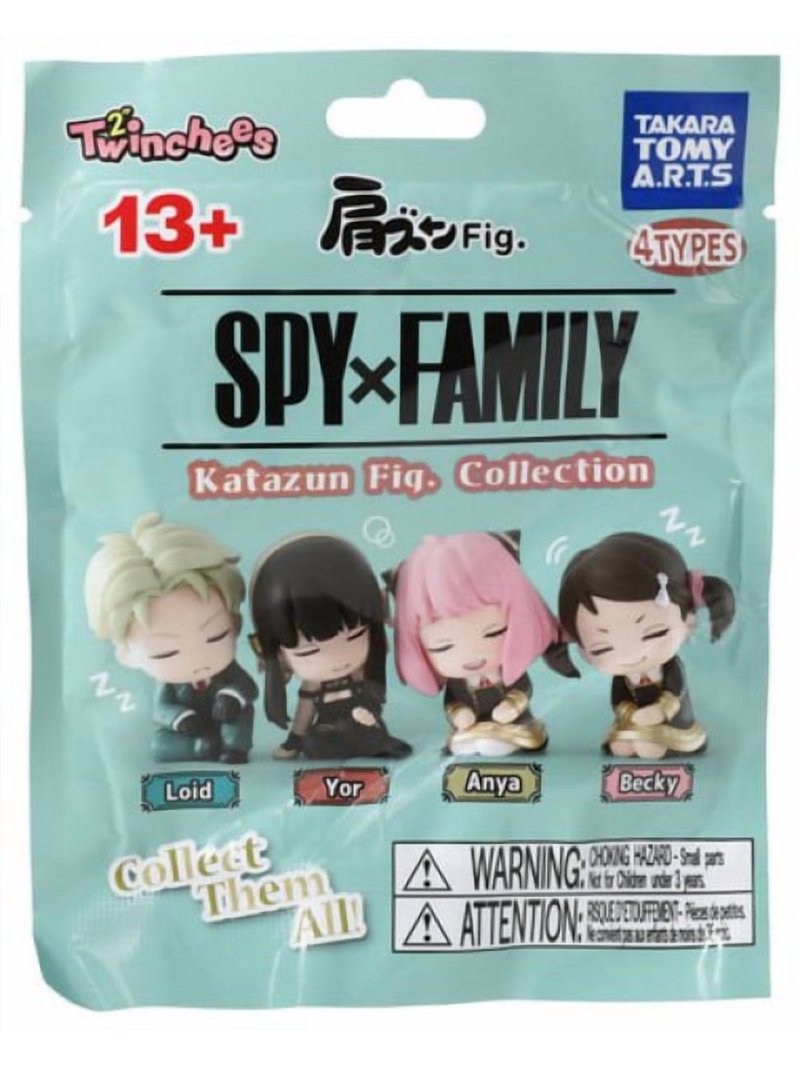 Takara Tomy Spy x Family Sleeping Figure Collection, Set of 4