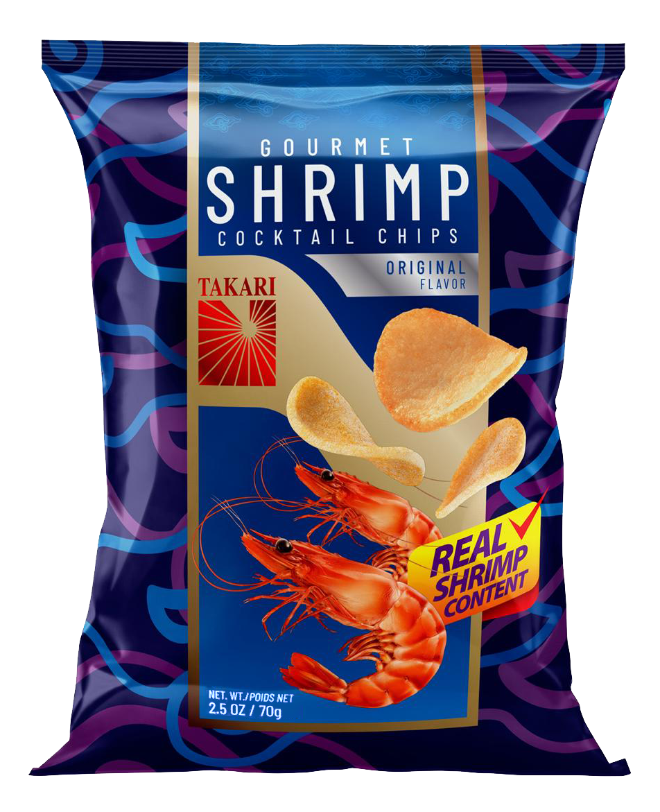 Takari Shrimp Chips - ORIGINAL (10 bags x70 g)