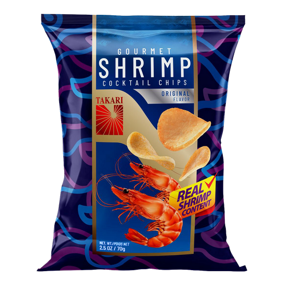 Takari Shrimp Chips - ORIGINAL (10 bags x70 g)