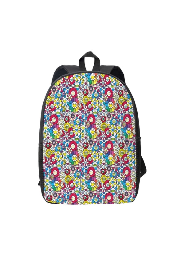 Takashi Murakami Backpack Simple Lightweight Backpack Fashion Travel Backpack Laptop Backpack 17 Inch