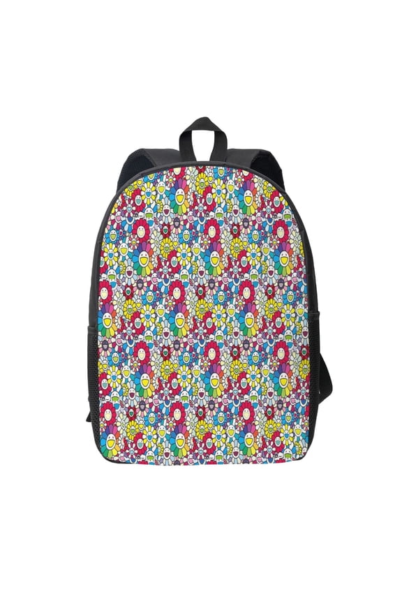 Takashi Murakami Backpack Simple Lightweight Backpack Fashion Travel Backpack Laptop Backpack 17 Inch
