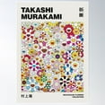 thumbnail image 1 of Takashi Murakami Colorful Flowers Art Prints Hypebeast Kaws Supreme Stretware Poster Japan Manga Colorful Pillow Art Poster Wall Art, Modern Wall Decor For Living Room Bedroom, 24x36 UNFRAMED, 1 of 3