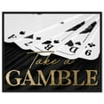 Take A Gamble Canvas Motivational Quotes For Men Print By Notoriart
