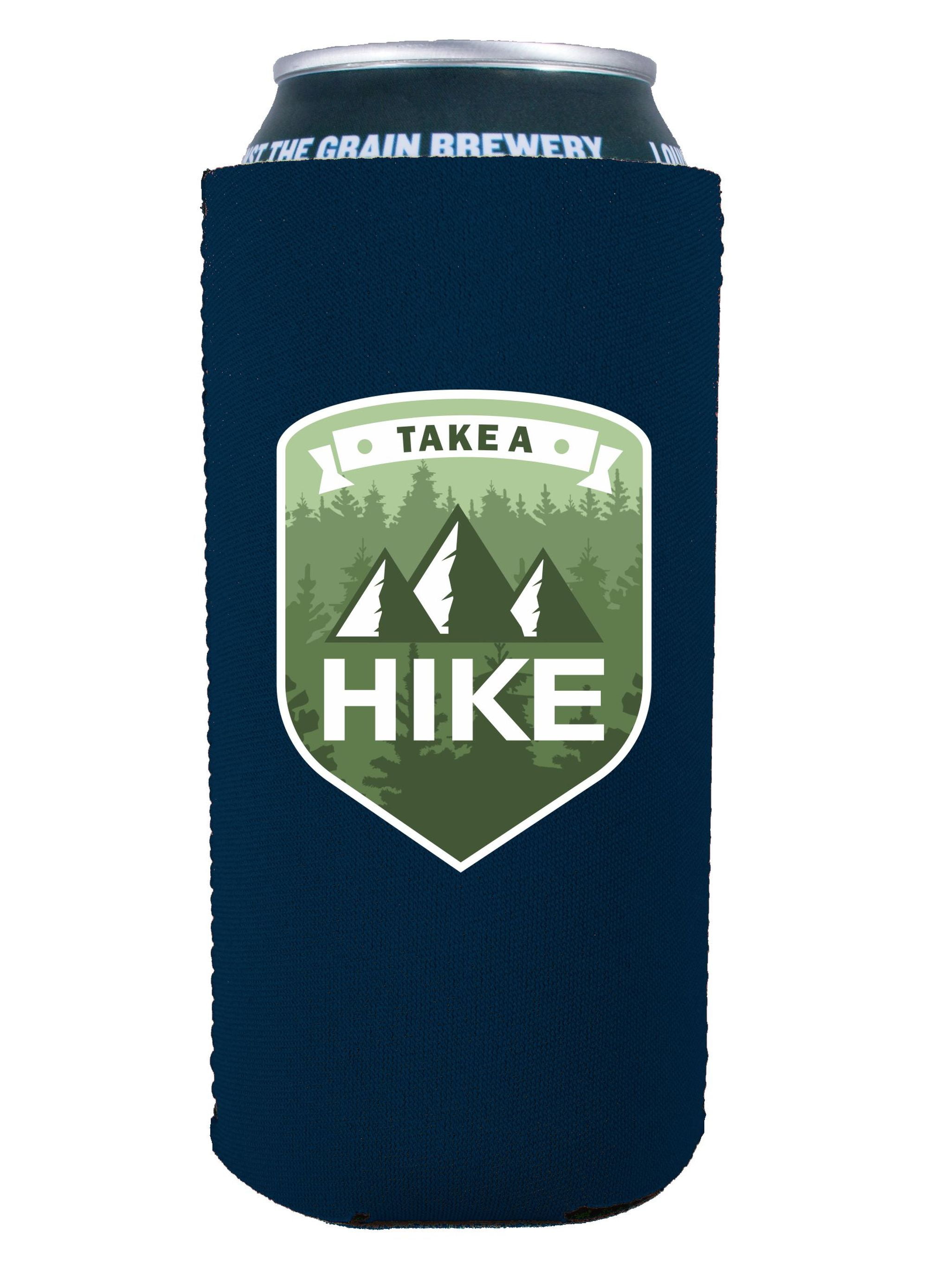 Take A Hike 16 oz. Can Coolie (Navy) - Walmart.com