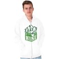 thumbnail image 1 of Take A Hike Nature Outdoors Camping Unisex Fleece Graphic Zip Up Hoodie Brisco Brands 2X, 1 of 5