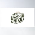 thumbnail image 1 of Take A Hike Poster Wall Art, Modern Wall Decor, 24x36 UNFRAMED, 1 of 3