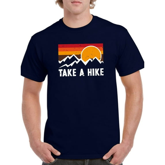 Take A Hike. T-Shirt Men -GoatDeals Designs, Male Small
