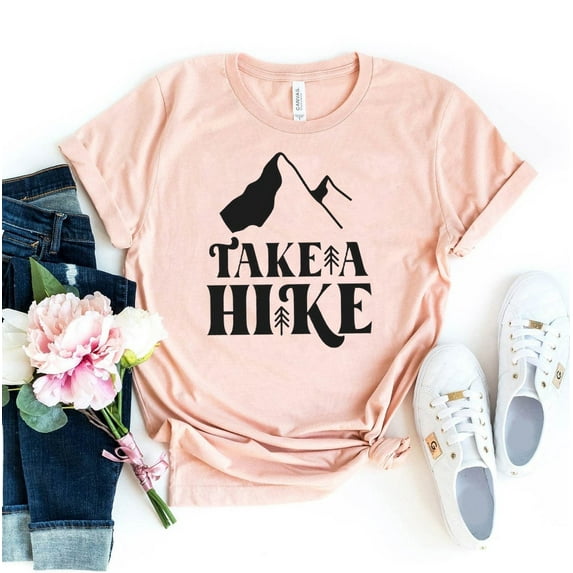 Take A Hike T-shirt Camping Shirt Adventure Tshirt Outdoor Shirts Backpacker Gift Women's Explorer Tee Wanderlust Top
