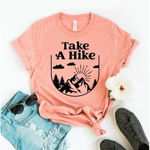 Take A Hike T-shirt Camping Shirts Women's Hiking Top Outdoors Gift Mountain Tshirt Explorer Tee Nature Lover Shirt