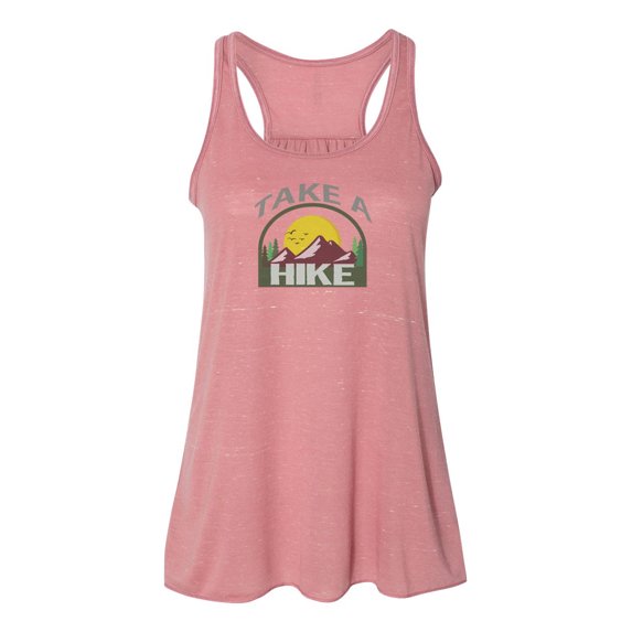 "Take A Hike Tank, Take A Hike, Racerback, Soft Bella Canvas, Sublimation, Racerback, Hiking Racerback, Women's Hiking Tee, Hiking Tank Top, Mauve Marble, LARGE"