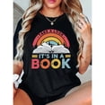 thumbnail image 1 of Take A Look It's In Book T Shirt Bookish Merch Reading Literature Lover Librarian Long Or Short Sleeves, 1 of 6