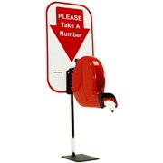 Take-A-Number System Ticket Dispenser with Free Ticket Roll