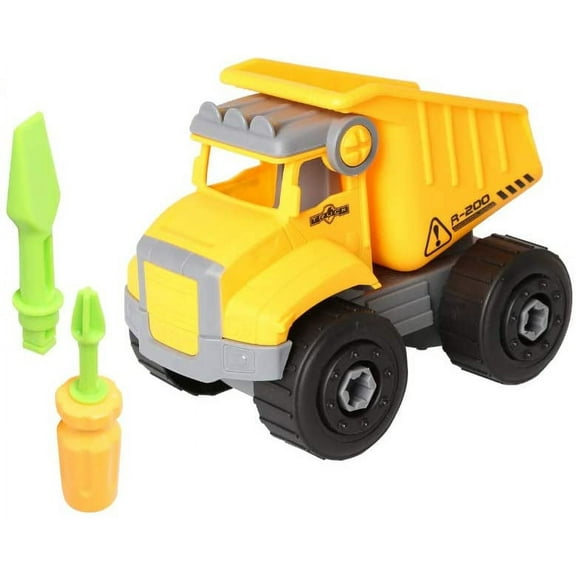 Take A Part Friction Powered Construction Vehicle Dump Truck