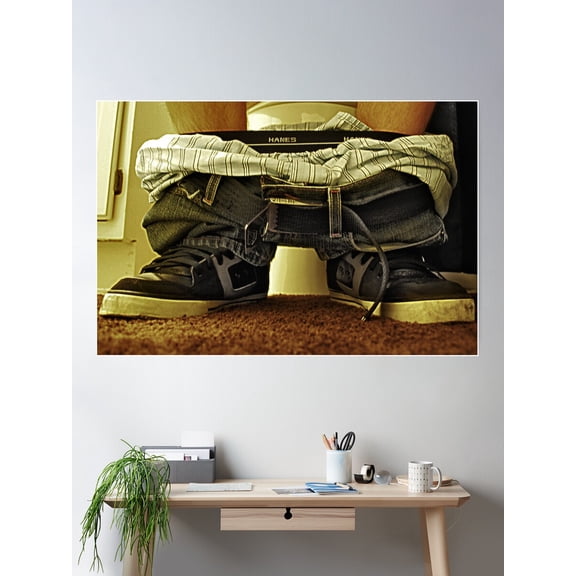 Take A Picture With Your Pants Off! Poster Wall Art, Modern Wall Decor For Living Room Bedroom, 8x12 UNFRAMED