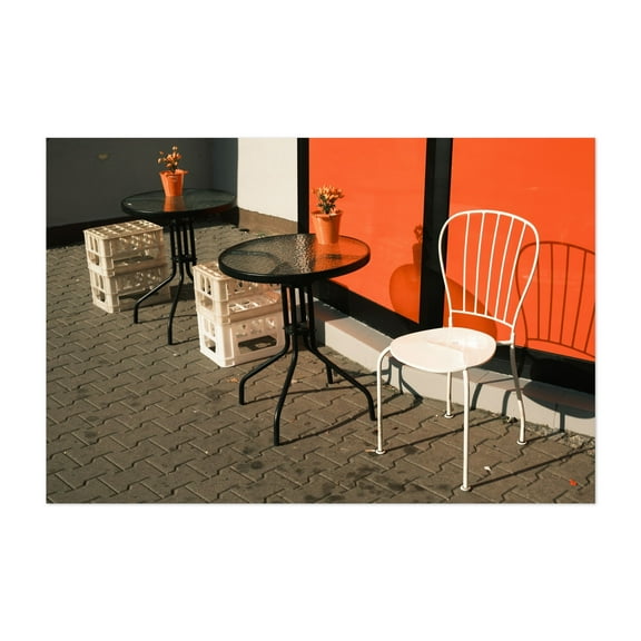 Take A Seat - Warsaw Mazowieckie Poland Photography Unframed Wall Art Print 12 x 18 inches