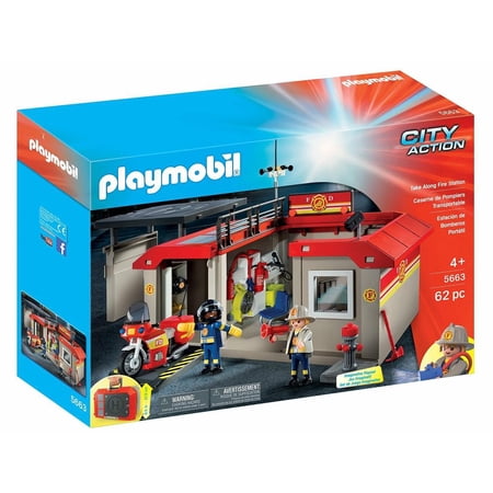 PLAYMOBIL Take Along Fire Station