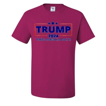 Take America Back USA Mens T-shirts , Fuschia, Small